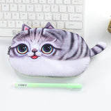 Kewl Cat Cuddly Plush Pencil Case