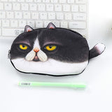 Kewl Cat Cuddly Plush Pencil Case