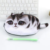 Kewl Cat Cuddly Plush Pencil Case