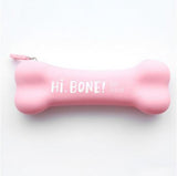 Soft Dog Bone Pencil Case