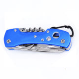 Titanium Black Multifunctional Swiss Knife Multi Purpose Army Folding Pocket Knife Outdoor Camping Survival EDC Tool